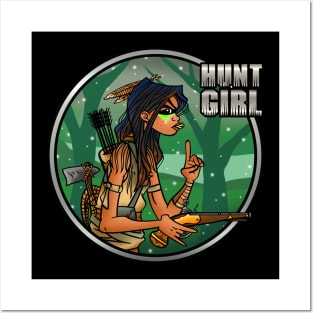 Hunt Girl Posters and Art